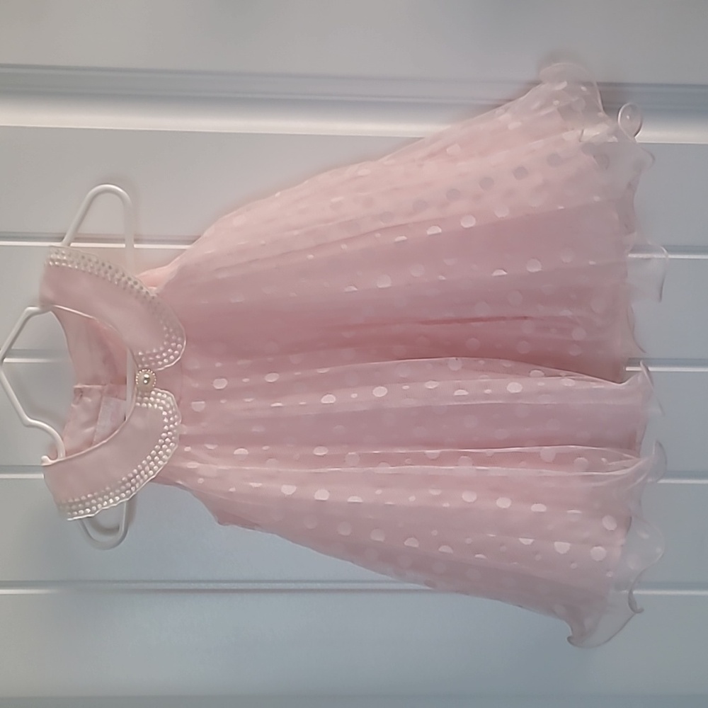 Pink Lace and Tulle Dress